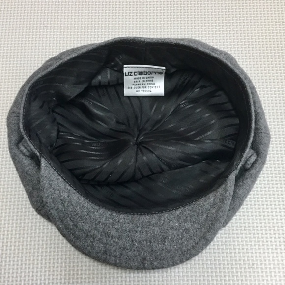 Liz Claiborne woollen blended newsboy cap - Picture 3 of 5